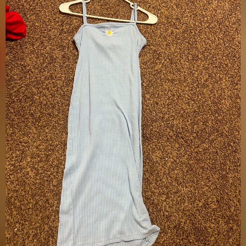 Blue flower dress